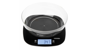 Adler Kitchen Scale with a bowl | MS 3179b | Graduation 1 g | Display type LCD | Black