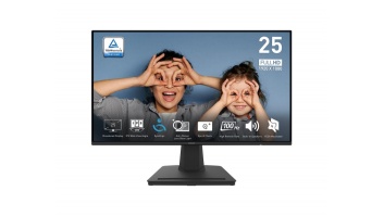 LCD Monitor|MSI|PRO MP252|24.5"|Panel IPS|1920x1080|16:9|100Hz|Matte|1 ms|Speakers|Tilt|Colour Black|PROMP252