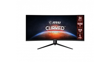 LCD Monitor|MSI|OPTIX MAG342CQR|34"|Gaming/Curved/21 : 9|Panel VA|3440x1440|21:9|144Hz|Matte|1 ms|Swivel|Pivot|Height adjustable|Tilt|OPTIXMAG342CQR