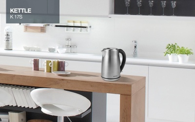 Gorenje Kettle K17S Electric 2000 W 1.7 L Stainless steel 360° rotational base Stainless steel