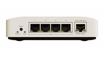 MikroTik CRS304-4XG-IN 10 Gigabit Data Switch with 4-10G RJ45 Ethernet ports and 1-1G Management port, indoor case