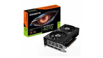 Graphics Card|GIGABYTE|NVIDIA GeForce RTX 4070|12 GB|GDDR6|192 bit|PCIE 4.0 16x|GPU 2490 MHz|Dual Slot Fansink|1xHDMI|3xDisplayPort|GV-N4070WF2OCV2-12GD