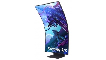 LCD Monitor|SAMSUNG|55"|Gaming/Curved|Panel VA|3840x2160|16:9|165Hz|Matte|1 ms|Speakers|Pivot|Height adjustable|Tilt|Colour Black|LS55CG970NUXDU