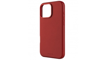 Fixed MagLeather | Back cover | Apple | iPhone 16 Pro Max | Leather | Red