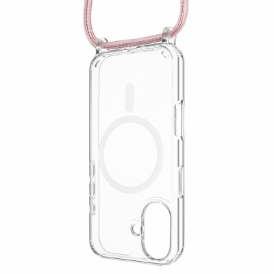 FIXED MagPure Neck for pro Apple iPhone 16 Plus, pink