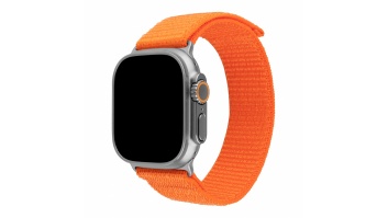 FIXED Nylon Sporty Strap for Apple Watch Ultra 49mm, orange