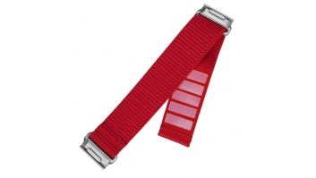 Fixed | Sporty Strap for Garmin QuickFit 22mm | 160-210 mm | Red | Nylon