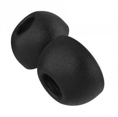 Fixed Plugs Pro, 2 sets, size M | Plugs | Apple | Airpods Pro/Pro 2 | Foam | Black