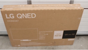 LG | QNED TV | 50QNED87T3B | 50 | Smart TV | webOS 24 | 4K UHD | Black | DAMAGED PACKAGING