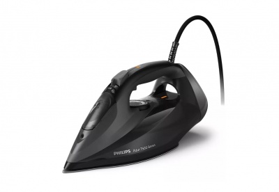 Philips | DST7511/80 | Steam Iron | 3200 W | Water tank capacity 300 ml | Continuous steam 55 g/min | Steam boost performance 260 g/min | Black