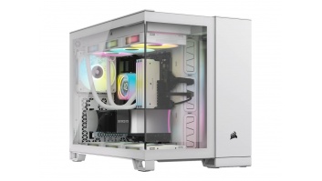 Corsair 2500X Mid-Tower Dual Chamber PC Case, White | Corsair