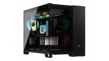 Corsair 2500X Mid-Tower Dual Chamber PC Case, Black | Corsair