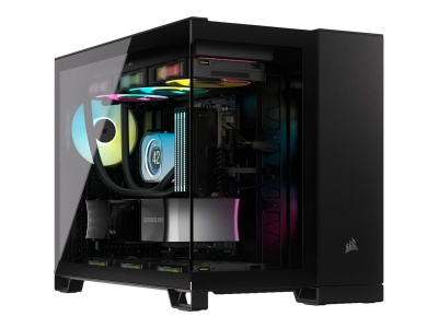 Corsair 2500X Mid-Tower Dual Chamber PC Case, Black | Corsair