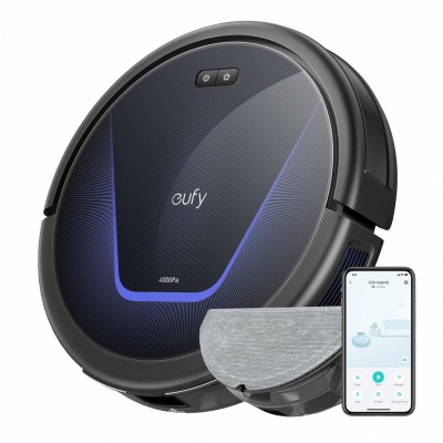 Anker Eufy Robot Vacuum Cleaner G50 Hybrid, Black | Anker Eufy