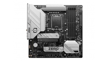 MSI B760M PROJECT ZERO | Processor family Intel | Processor socket LGA1700 | DDR5 | Supported hard disk drive interfaces SATA, M.2 | Number of SATA connectors 4