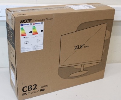 SALE OUT. Acer CB2 Series ZeroFrame CB242YEBMIPRX 23.8", LCD IPS,1920x1080/16:9/1ms/250/1m:1/1xHDMI/1xVGA/1xDP/Audio In/Out/Black | Acer | CB242Y E | 24 " | IPS | FHD | 16:9 | 100 Hz | 1 ms | 1920 x 1080 pixels | 250 cd/m² | HDMI ports quantity 1 | Black 