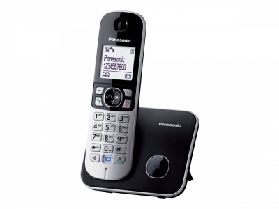 Panasonic KX-TG6811 DECT telephone Caller ID Juodas | Panasonic