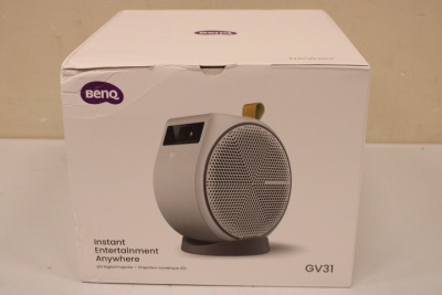 SALE OUT. BenQ GV31 Full HD Projector 1920x1080 300 Lm/ 16:9, White | Benq | DAMAGED PACKAGING