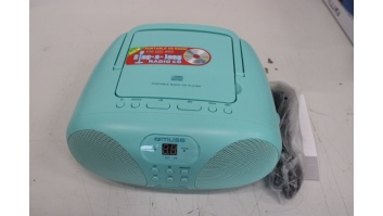 SALE OUT. Muse MD-203 KB Portable Sing-A-Long Radio CD Player, Blue | Muse Portable Sing-A-Long Radio CD Player | MD-203 KB | DAMAGED PACKAGING | AUX in | CD player | FM radio | Muse | Portable Sing-A-Long Radio CD Player | MD-203 KB | DAMAGED PACKAGING |