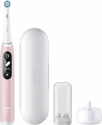 Oral-B Electric Toothbrush | iO Series 6 | Rechargeable | For adults | Number of brush heads included 1 | Number of teeth brushing modes 5 | Pink