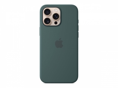 Apple iPhone 16 Pro Max Silicone Case with MagSafe - Lake Green