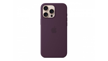 Apple iPhone 16 Pro Max Silicone Case with MagSafe - Plum