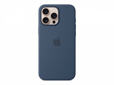 Apple iPhone 16 Pro Max Silicone Case with MagSafe - Denim