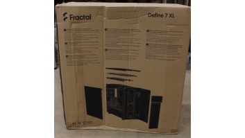 SALE OUT. Fractal Define 7 XL Black TG Dark Tint | Fractal Design | Define 7 XL TG Dark Tint | Side window | Black | E-ATX | DAMAGED PACKAGING, DENT ON SIDE | Power supply included No | ATX