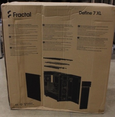 SALE OUT. Fractal Define 7 XL Black TG Dark Tint | Fractal Design | Define 7 XL TG Dark Tint | Side window | Black | E-ATX | DAMAGED PACKAGING, DENT ON SIDE | Power supply included No | ATX