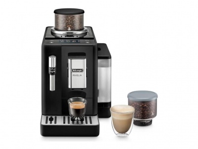 Delonghi EXAM 440.35.B RIVELIA Coffee Machine, Black | Delonghi