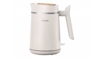 Philips Kettle | HD9365/10 Eco Conscious Edition | Electric | 2200 W | 1.7 L | 100% bioplastic | 360° rotational base | White Matt