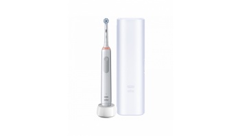 Oral-B | Electric Toothbrush | Pro3 3500 Sensitive Clean | Rechargeable | For adults | Number of brush heads included 1 | Number of teeth brushing modes 3 | White