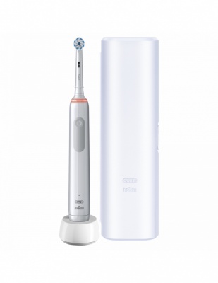 Oral-B | Electric Toothbrush | Pro3 3500 Sensitive Clean | Rechargeable | For adults | Number of brush heads included 1 | Number of teeth brushing modes 3 | White