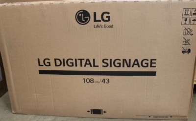 SALE OUT.  | LG | 43UH7J-H | 43 " | Landscape/Portrait | 24/7 | WebOS | Wi-Fi | DAMAGED PACKAGING, UNPACKED, USED | 700 cd/m² | 8 ms | 178 ° | 178 °