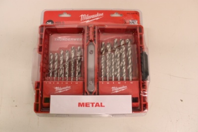 SALE OUT. MILWAUKEE METAL DRILL DRILL HSS-G 25 pcs. /1-13mm/ THUNDERWEB. | Milwaukee | DAMAGED PACKAGING