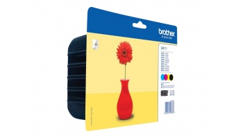 Brother Ink Set CMYK LC121VALBP Ink Set | Brother