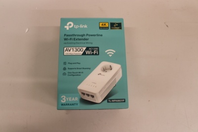 SALE OUT. TP-LINK TL-WPA8631P AV1300 Gigabit Passthrough Powerline AC1200 Wi-Fi Extender | TP-LINK | UNPACKED