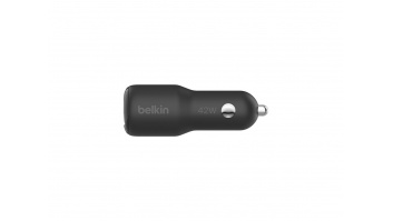 BELKIN BOOST CHARGE  42w - 30w USB-C PD PPS + 12w USB-A Car Charger, Black | Belkin