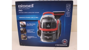 SALE OUT. Bissell SpotClean Pro Spot Cleaner | Bissell | Spot Cleaner | SpotClean Pro | Corded operating | Handheld | Washing function | 750 W | - V | Red/Titanium | Warranty 24 month(s) | USED, SCRATCHED, MISSING BRUSH HEAD