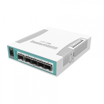 MikroTik Cloud Router Switch CRS106-1C-5S  SFP ports quantity 5 Desktop Web Management