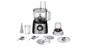 Bosch | Food Processor | MCM3401M | 800 W | Number of speeds 2 | Bowl capacity 2.3 L | Blender | Meat mincer | Black/Stainless steel