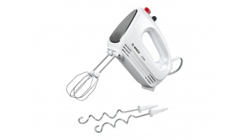 Bosch | Hand Mixer | MFQ22100 CleverMixx | Hand Mixer | 375 W | Number of speeds 4 | Turbo mode | White/Dark Grey