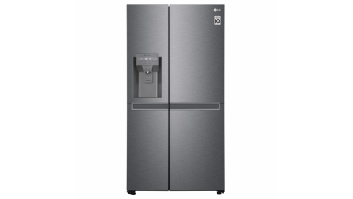 LG Refrigerator | GSLV31DSXE | Energy efficiency class E | Free standing | Side by side | Height 179 cm | Fridge net capacity 416 L | Freezer net capacity 218 L | Display | 36 dB | Dark Graphite