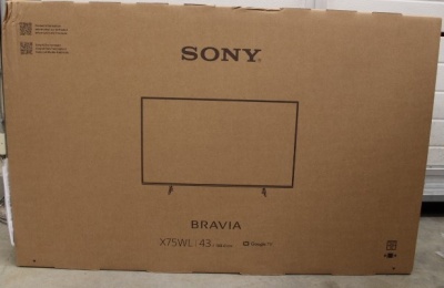 Sony | KD43X75WL | 43" (108cm) | Android | QFHD | Black | DAMAGED PACKAGING