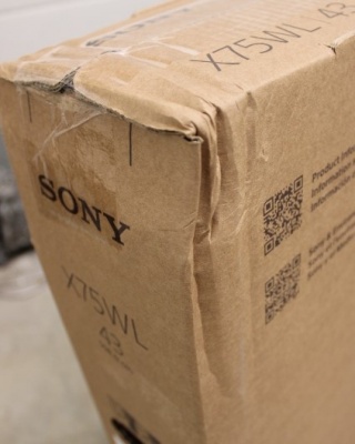 Sony | KD43X75WL | 43" (108cm) | Android | QFHD | Black | DAMAGED PACKAGING