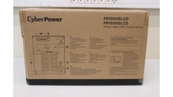 SALE OUT.CyberPower PR1500ELCD Smart App UPS Systems CyberPower Smart App UPS Systems PR1500ELCD 1500 VA 1350 W DAMAGED PACKAGING, SCRATCHES ON SIDE | CyberPower | Smart App UPS Systems | PR1500ELCD | 1500 VA | 1350 W | DAMAGED PACKAGING