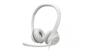 Logitech | USB Computer Headset | H390 | Wired | Over-Ear | Microphone | Noise canceling | Off-white