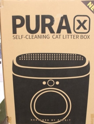 SALE OUT. PETKIT PURA X  Self-cleaning Cat Litter Box,DAMAGED PACKAGING, UNPACKED, USED, DIRTY | PETKIT | PURA X | Self-cleaning Cat Litter Box | 50.4x53.5x64.6 cm | White | DEMO