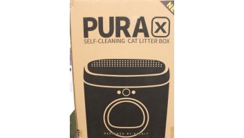 SALE OUT. PETKIT PURA X  Self-cleaning Cat Litter Box,DAMAGED PACKAGING, UNPACKED, USED, DIRTY | PETKIT | PURA X | Self-cleaning Cat Litter Box | 50.4x53.5x64.6 cm | White | DEMO