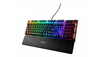 SteelSeries | Gaming Keyboard | Apex Pro TKL Gen 3 | ND Layout | Bluetooth | Black | 2.4 GHz / Bluetooth/ Wired | OmniPoint 3.0 Adjustable HyperMagnetic Switches | Wireless connection